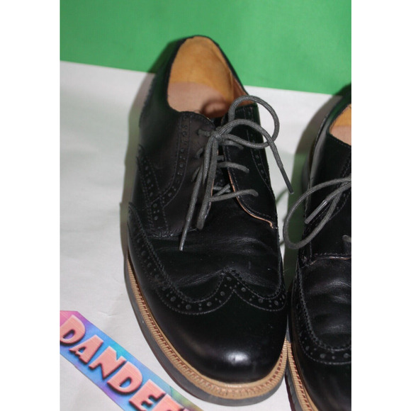 Cole Haan Grand OS Men\'s Black Dress Shoes Size 9.5M FT C21825 B16 Wingtip Derby main image 5